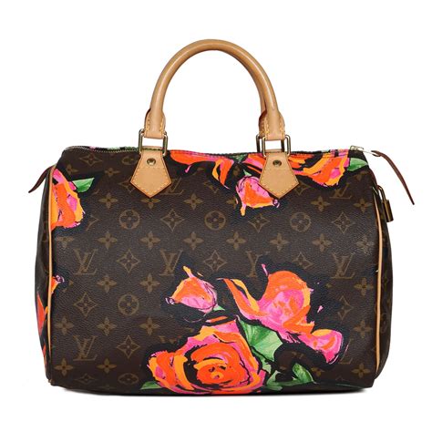 louis vuitton speedy roses|louis vuitton stephen sprouse rose.